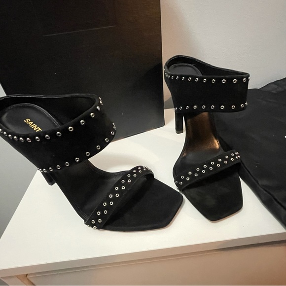 Saint Laurent size 35 Mica Mule Brand New - Picture 6 of 7